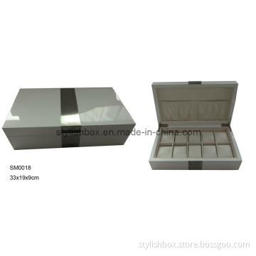 High Gloss White Wooden Watch Box (SM0018)